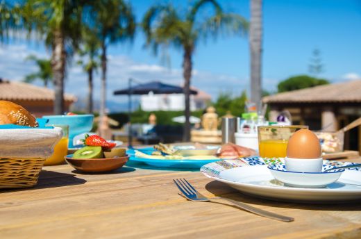 Breakfast under the Spanish sun